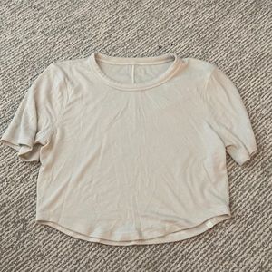 lululemon hold tight cropped short sleeve